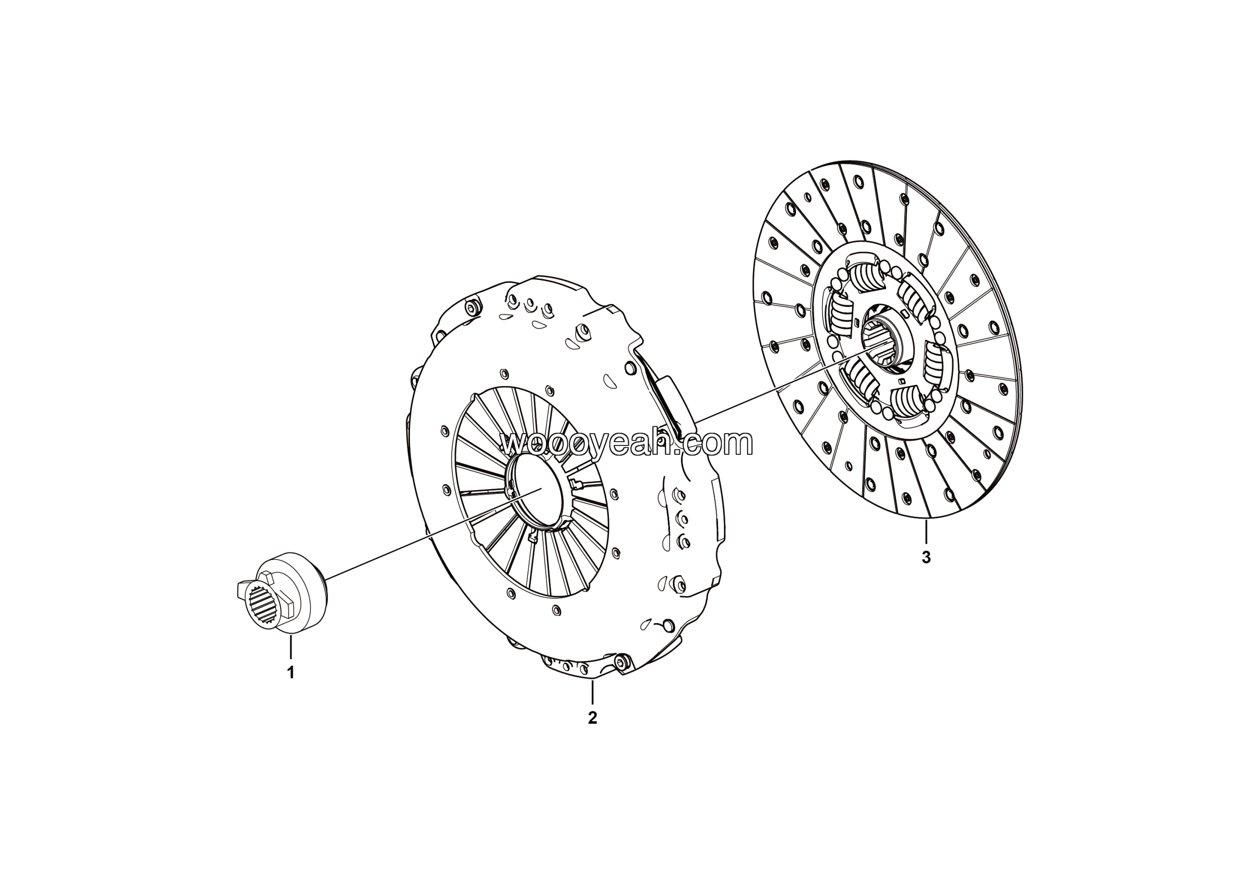 LGMG Off-Highway Dump Truck 2022 - Clutch assy 430 - B0400-4110705326