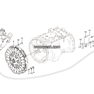 LGMG Off-Highway Dump Truck 2022 - Clutch assy 430 - B0401-2704010283.S1A
