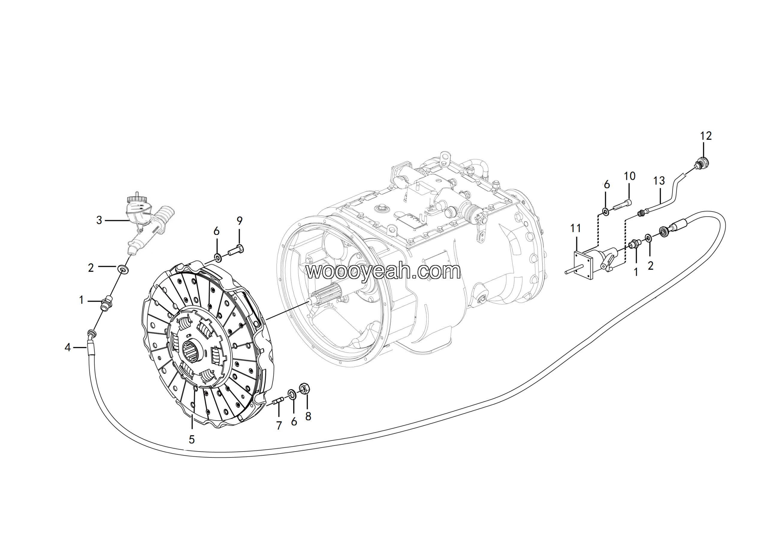 LGMG Off-Highway Dump Truck 2024 - Clutch installation - B0401-2704010327.S1A