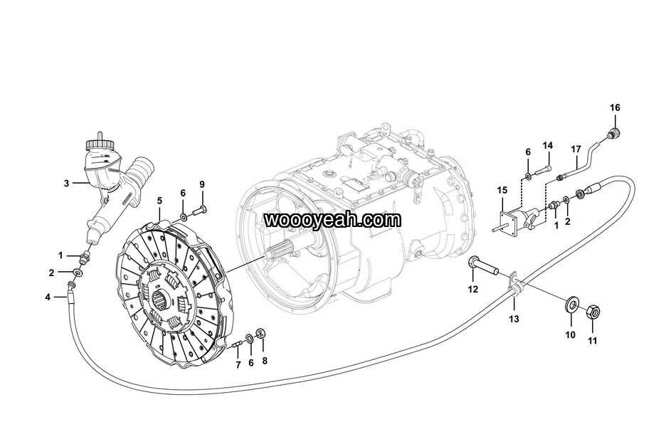 LGMG Off-Highway Dump Truck 2022 - Clutch assy - B0403-2704010164-G2