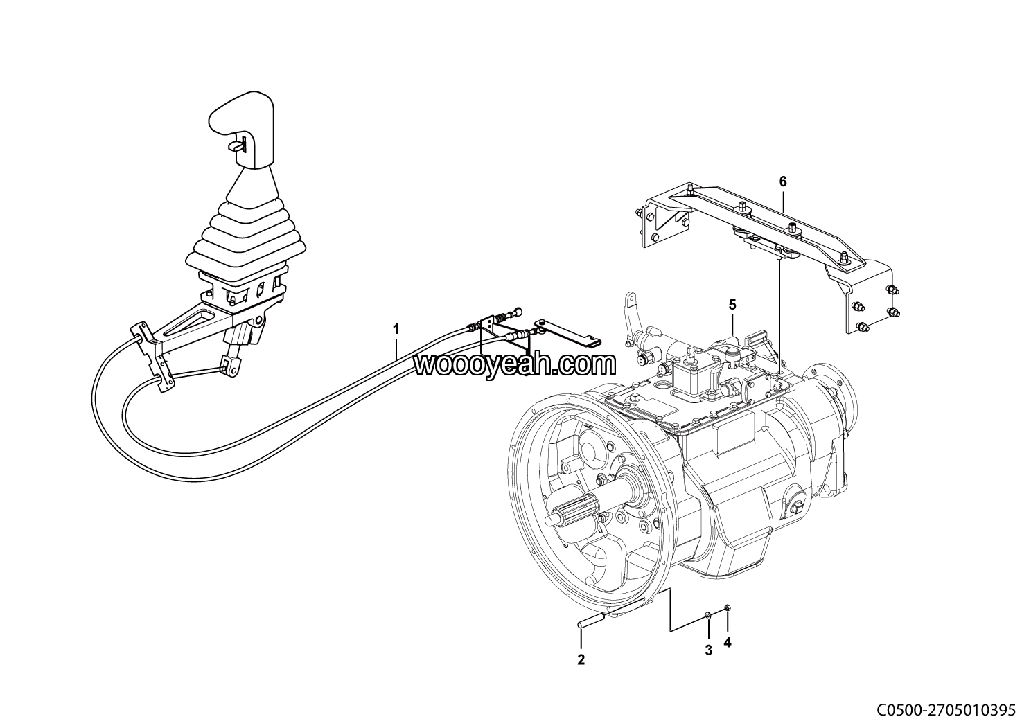 LGMG Mine Truck Mine Truck - Transmission assy - C0500-2705010395