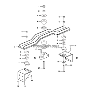 LGMG Off-Highway Dump Truck 2022 - Transmission anchorage assy - C0500-2705010422