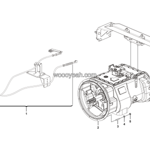 LGMG MT95 Mine Truck - Transmission system - C0500-2705010520