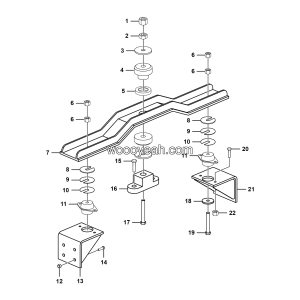 LGMG Off-Highway Dump Truck 2021 - Transmission anchorage assy - C0500-2705010603