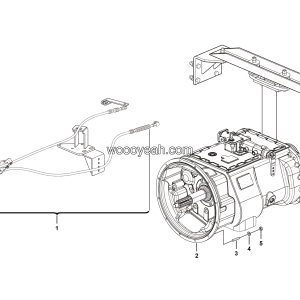 LGMG MT60 Mine Truck - Transmission assembly - C0500-2705010700
