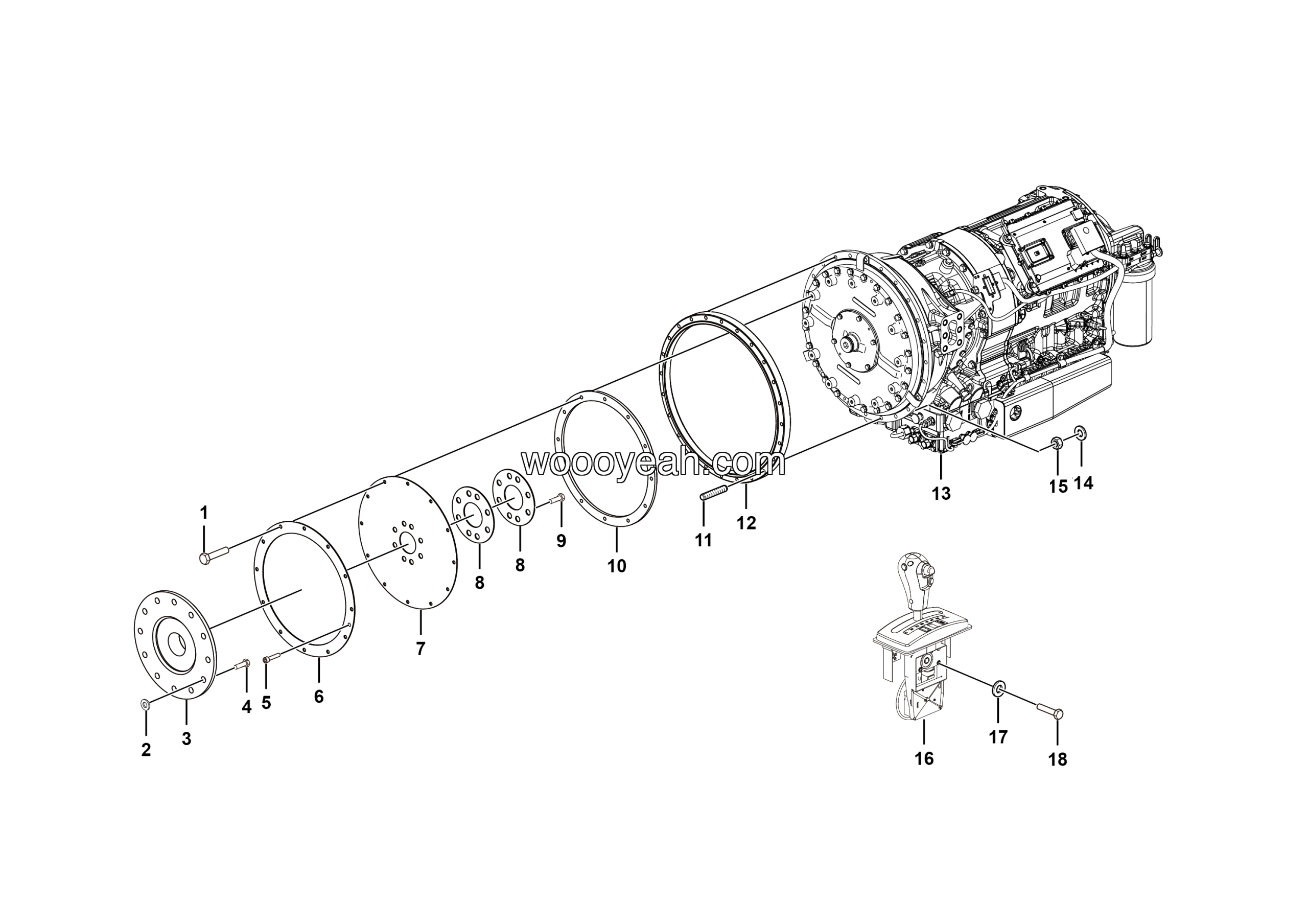 LGMG Off-Highway Dump Truck 2021 - Transmission assy - C0500-2705010740
