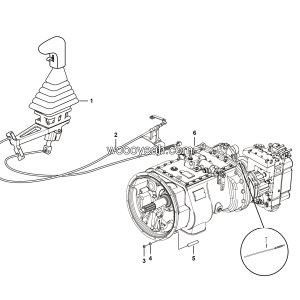 LGMG Off-Highway Dump Truck 2022 - Gear box assy（Hydraulic retarder）MT96H - C0500-2705011104.S1A