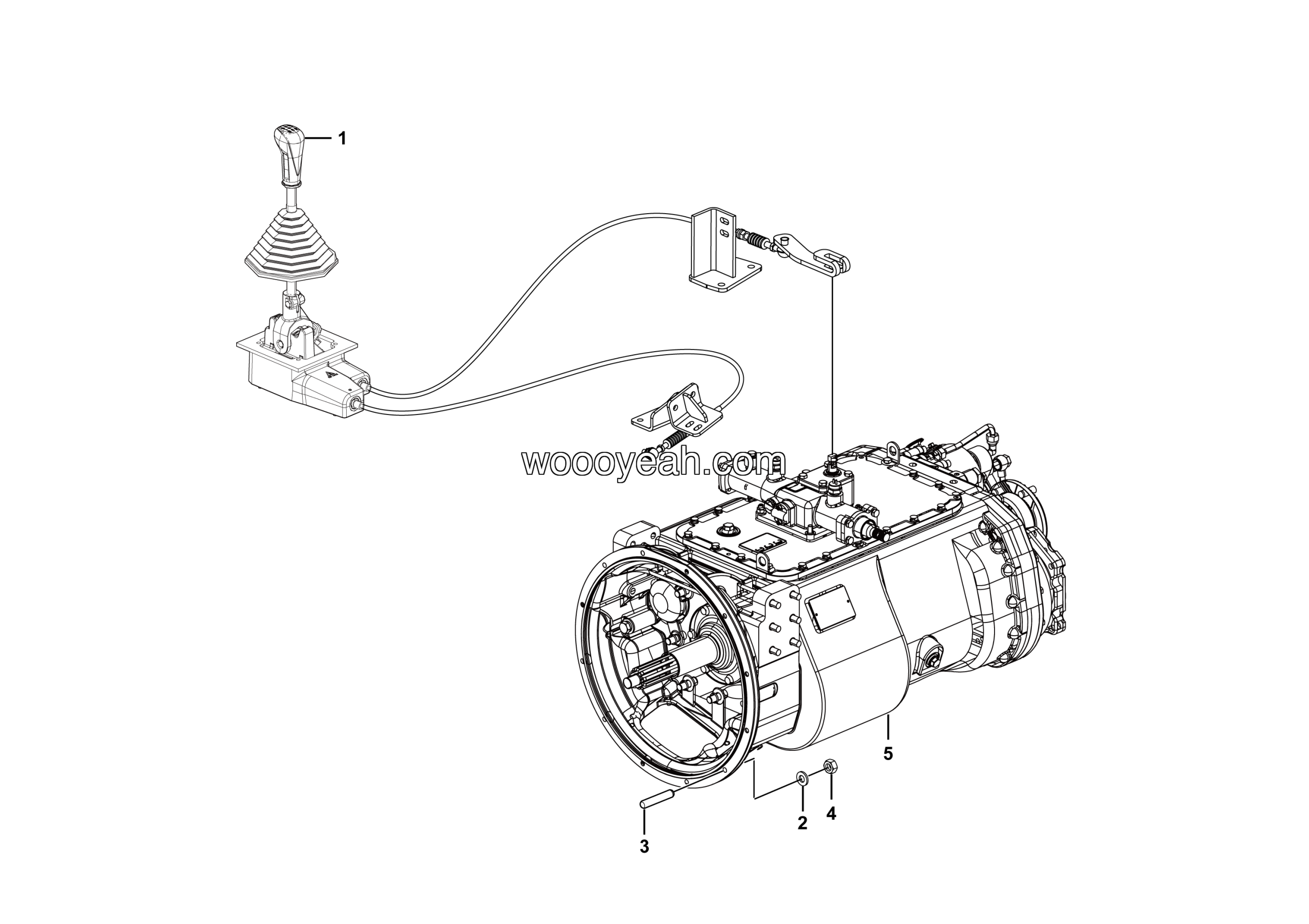 LGMG Off-Highway Dump Truck 2022 - Transmission assy - C0501-2705011183.S1A