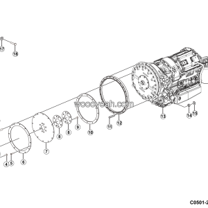 LGMG CMT66 2025 - Transmission connect assembly - C0501-2705011411.S1B