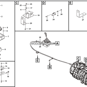 LGMG Off-Highway Dump Truck 2023 - Shift control assembly - C0501-2705011504.S1A