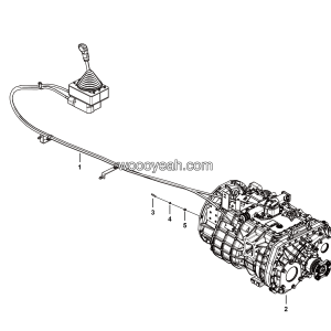 LGMG Off-Highway Dump Truck 2023 - Gear-box assembly - C0501-2705011588.S1A