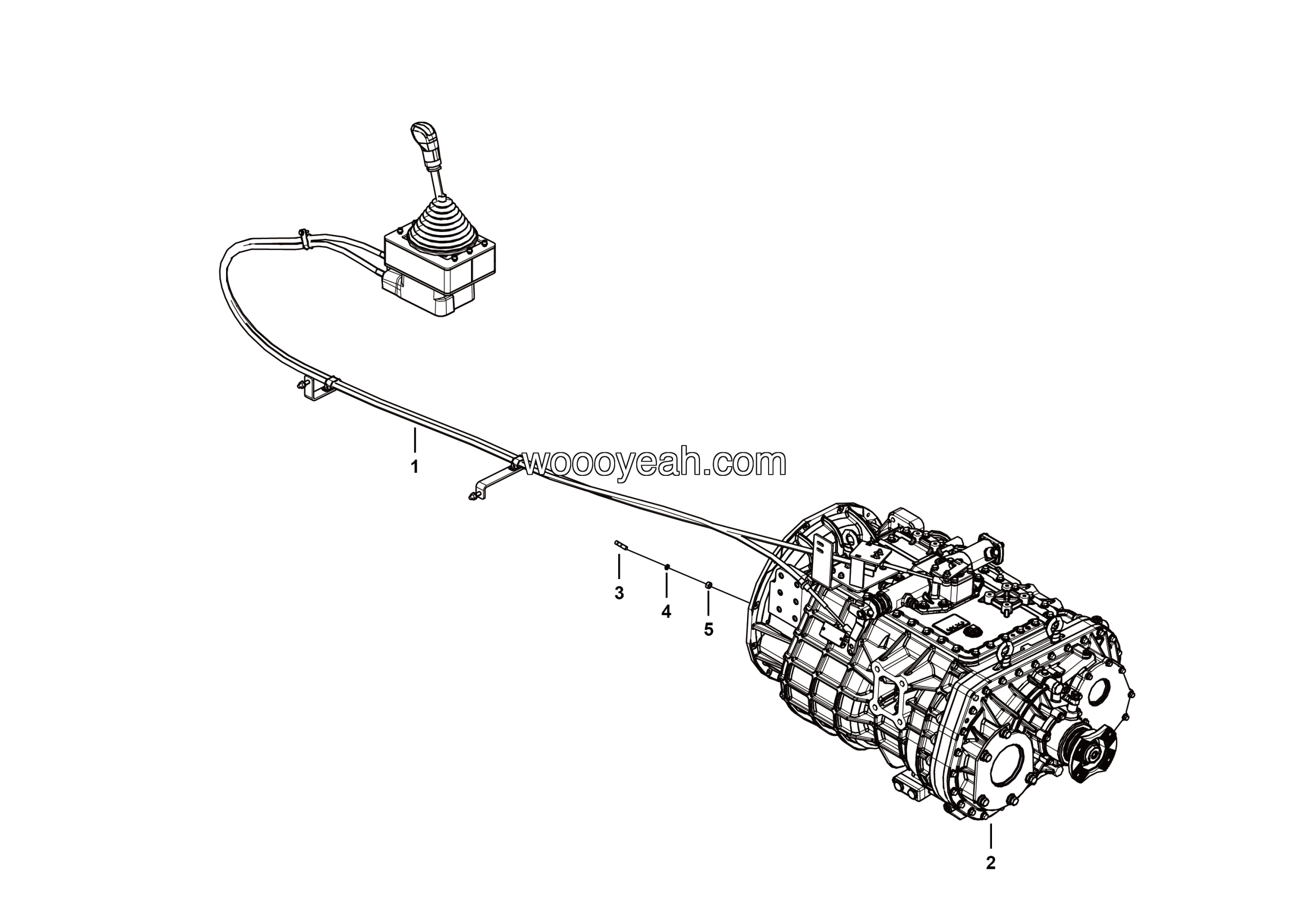 LGMG Off-Highway Dump Truck 2023 - Gear-box assembly - C0501-2705011588.S1A