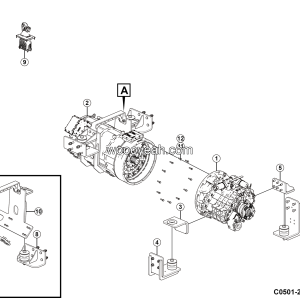 LGMG MTE106H 2025 - Motor and transmission assy - C0501-2705012185.S1A