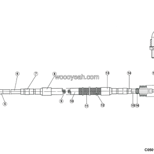 LGMG MT106H 2025 - Selector cable assy3700 (10426) - C0501-4110707857