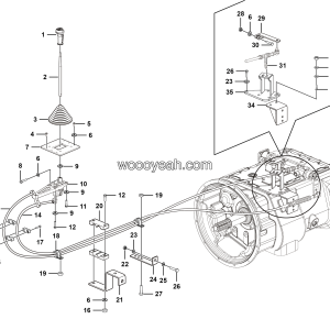LGMG Mine Truck Mine Truck - Gearbox control assembly - C0502-2705010352