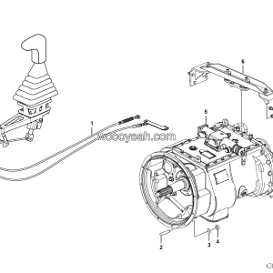 LGMG MT86D Mine Truck - Transmission assy - C0502-2705010547