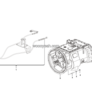 LGMG Off-Highway Dump Truck 2022 - Transmission installation assy - C0502-2705010694
