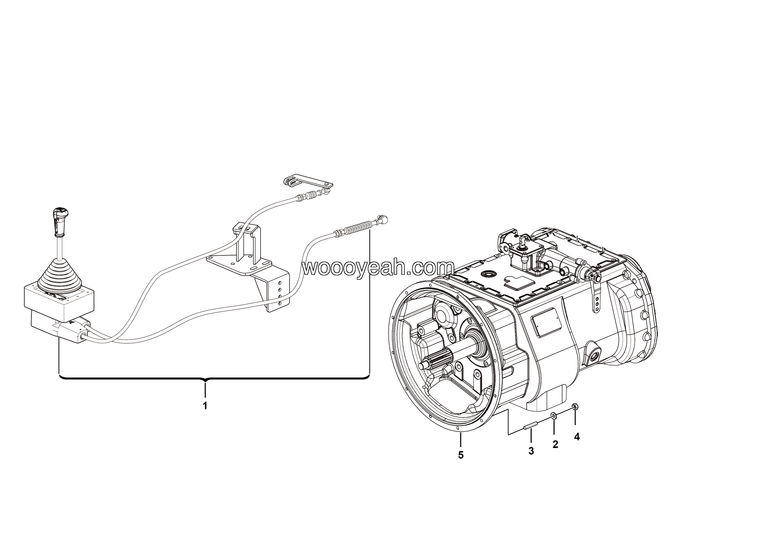 LGMG Off-Highway Dump Truck 2022 - Transmission installation assy - C0502-2705010694