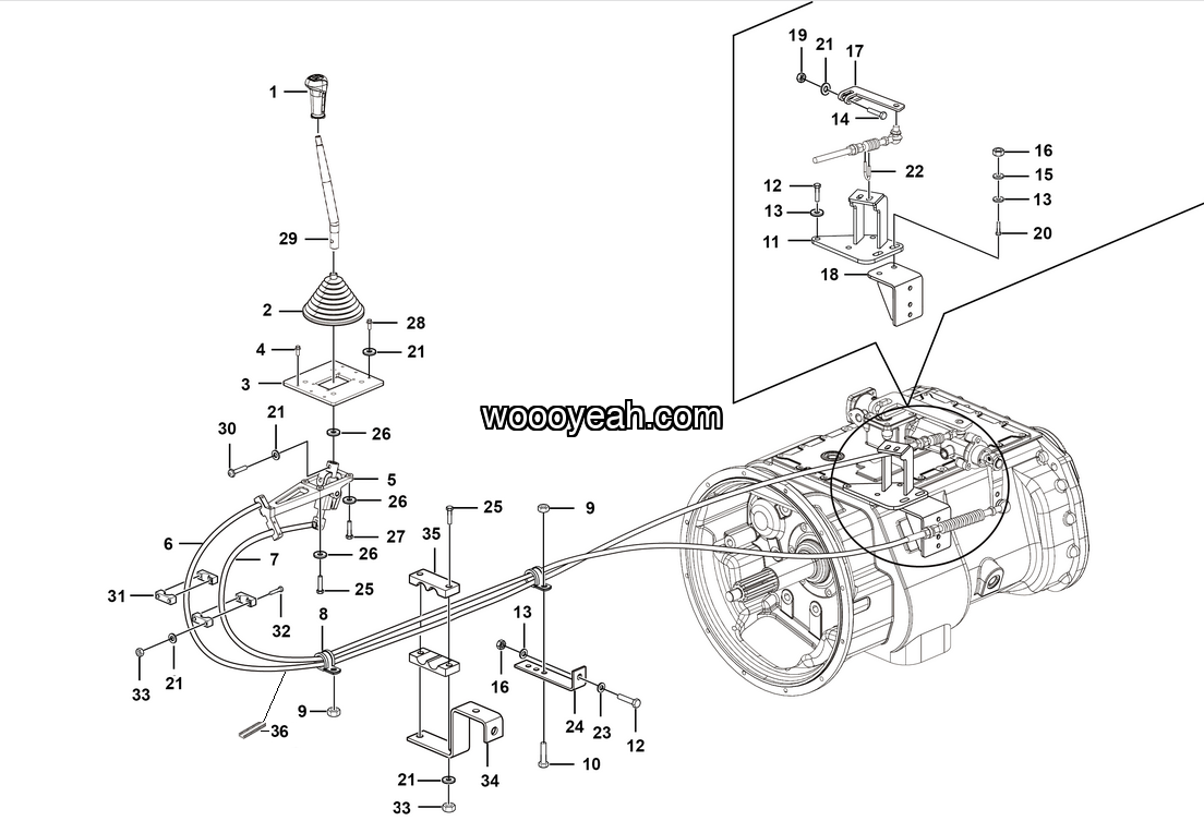 LGMG Off-Highway Dump Truck 2023 - Variable speed control assy - C0505-2705010352