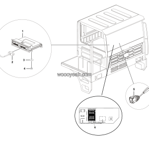 LGMG Off-Highway Dump Truck 2022 - Retarder electrical system - C1302-2713011851.S1B