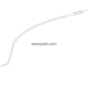 LGMG Mine Truck Mine Truck - The selector flexible shaft assembly - C4-2705010155