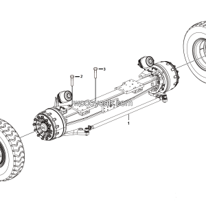 LGMG Off-Highway Dump Truck 2022 - Front axle assy（HD,25t） - D0600-2706010668