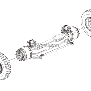 LGMG Off-Highway Dump Truck 2023 - Front axle assy PX25T - D0600-2706010684