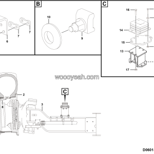 LGMG CMT65 Mine Truck - Front axle assy - D0601-2706010255.S
