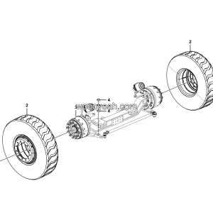 LGMG Mine Truck Mine Truck - Front axle - D0601-2706010258