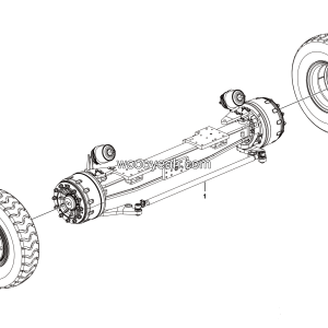 LGMG Off-Highway Dump Truck 2022 - Front axle assy - D0601-2706010642.S1A