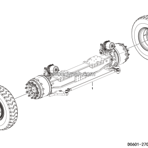 LGMG - 2025 - Front axle assy - D0601-2706010675.S1A