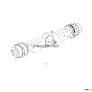 LGMG AT40 2025 - Fr axle assy (i=18.5) - D0601-2706010925.S1B