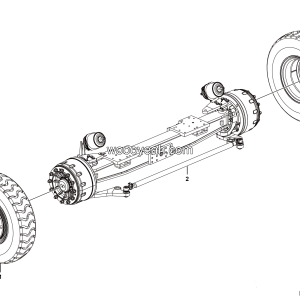 LGMG Off-Highway Dump Truck 2020 - Front axle assy - D0604-2706010274