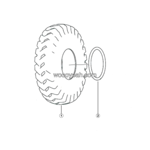 LGMG CMT96H 2025 - Tire 16.00R25-E4（Tubeless） - D0700-4110702757