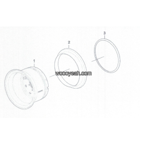LGMG CMT96 2025 - RIM ASSEMBLY 11.25/2.0-25 - D0700-4110706885