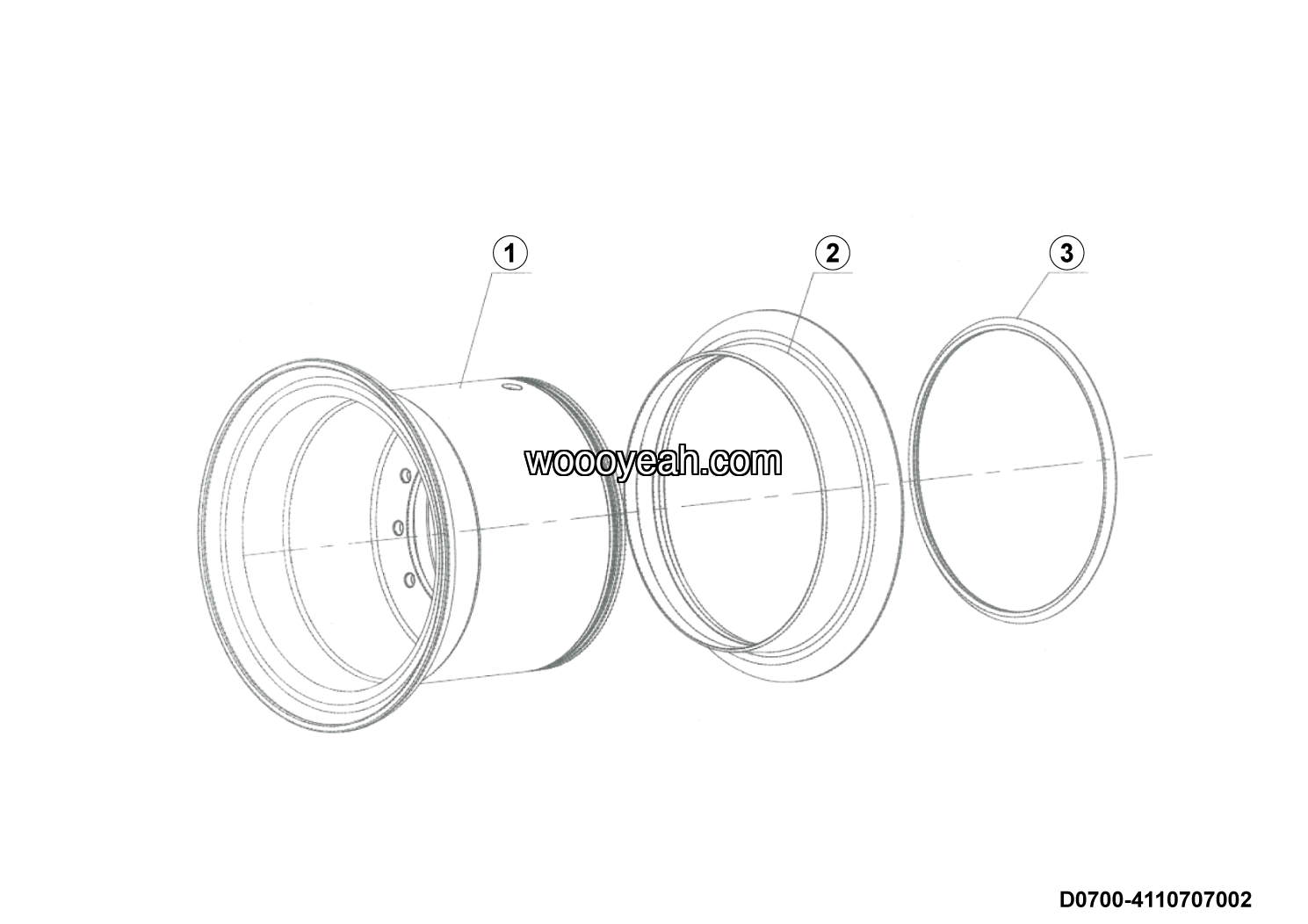 LGMG Off-Highway Dump Truck 2024 - Wheel 19.5/2.5-25 (tl tire) - D0700-4110707002