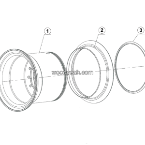 LGMG Off-Highway Dump Truck 2024 - Wheel 24/3.0-25 (tl tire) - D0700-4110707004