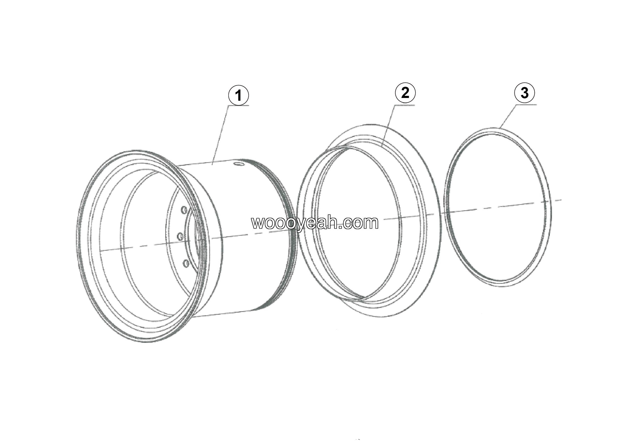 LGMG Off-Highway Dump Truck 2024 - Wheel 24/3.0-25 (tl tire) - D0700-4110707004