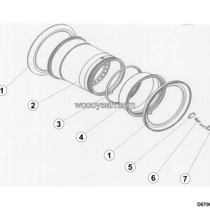 LGMG AT40 2025 - Wheel 25.00/3.5-25 - D0700-4110707542