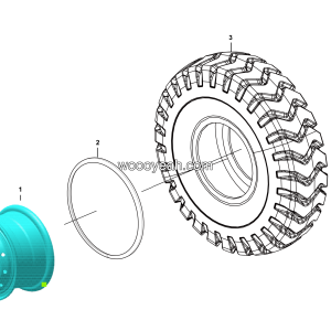 LGMG Off-Highway Dump Truck 2023 - Wheel assy - D5200-2752000120