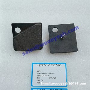 860121145 20-038000J DB428 hand brake pad for XCMG