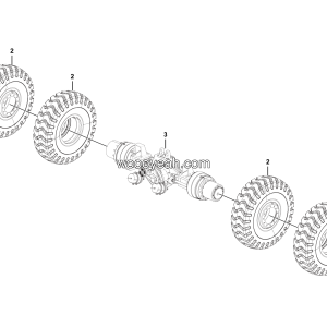 LGMG Mine Truck Mine Truck - Middle axle assembly - E0700-2707010193
