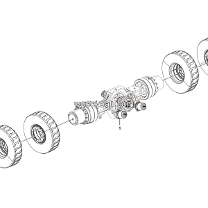 LGMG Off-Highway Dump Truck 2022 - Mid axle assy PX35T(i=12.82) - E0700-2707010713