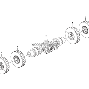 LGMG Mine Truck Mine Truck - Middle bridge assembly - E0701-2707010273