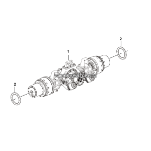 LGMG Off-Highway Dump Truck 2023 - Mid axle assy - E0701-2707010735