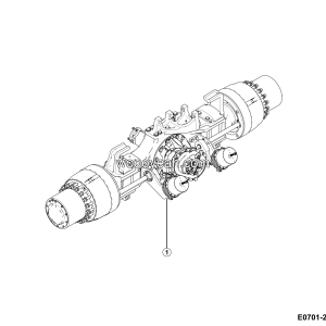 LGMG Road Sprinkler 2026 - Middle axle assembly - E0701-2707010758.S1B