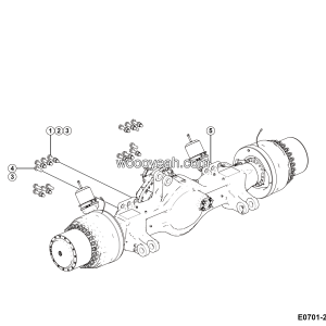 LGMG Mine Truck 2026 - Center axle installation - E0701-2707010962.S1A