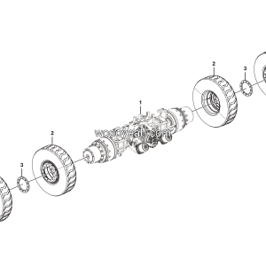 LGMG Off-Highway Dump Truck 2020 - Mid axle assy - E0704-2707010393