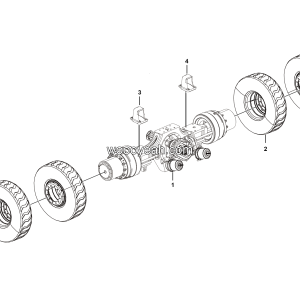 LGMG Off-Highway Dump Truck 2021 - Mid axle assy - E0709-2707010323