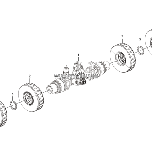 LGMG Off-Highway Dump Truck 2020 - Rear axle assy - E0801-2708010368